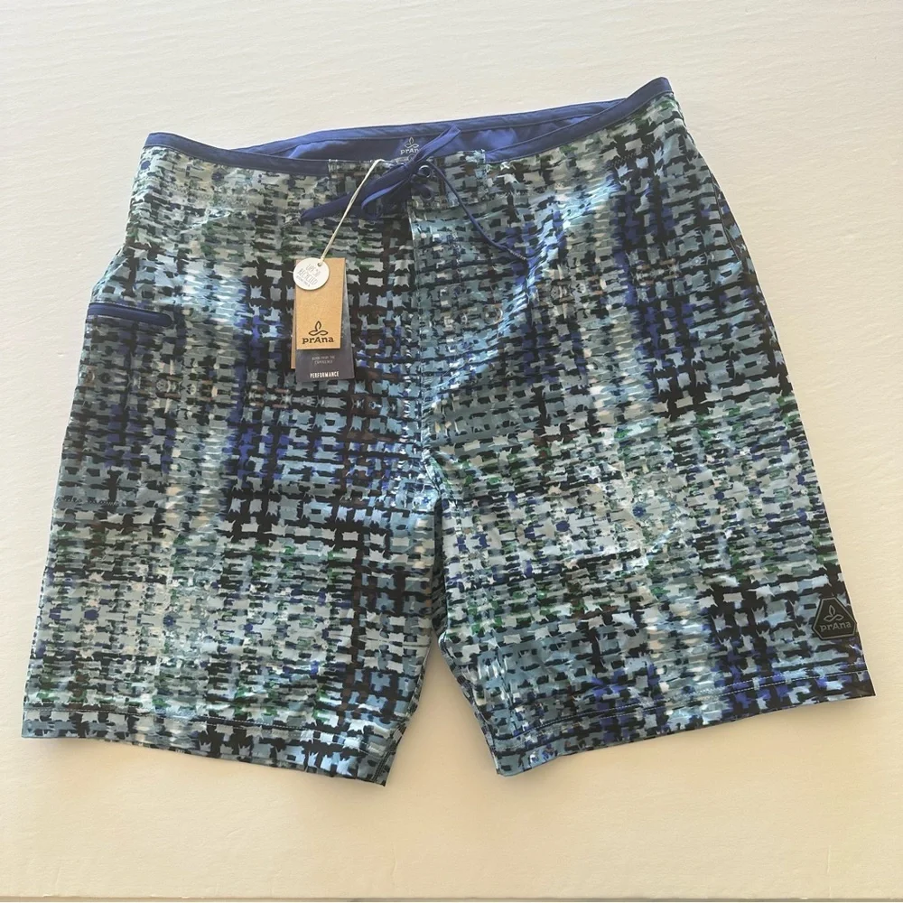 PrAna Men’s Catalyst Board Shorts Swim Trunks Size 38 New